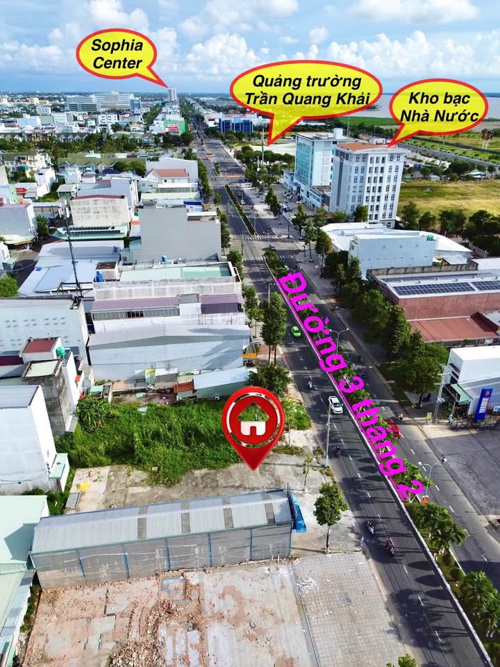 Đất nền mặt tiền đường 3/2 Rạch Giá 300m² giá 17 tỷ - Vị trí siêu đắc địa cho kinh doanh!