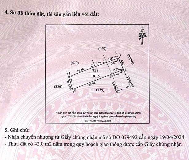 Đất xóm 10 Nghi Kim, Vinh 181,5m² giá 2.541 tỷ - Đầu tư sinh lời tuyệt vời!