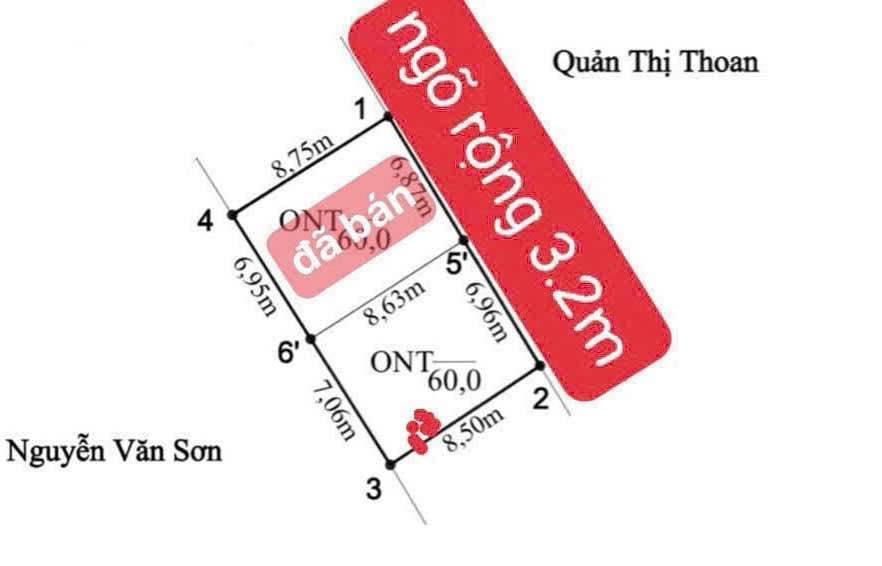 Đất nền An Dương Hải Phòng 60m² giá 920 triệu - Chính chủ bán gấp!