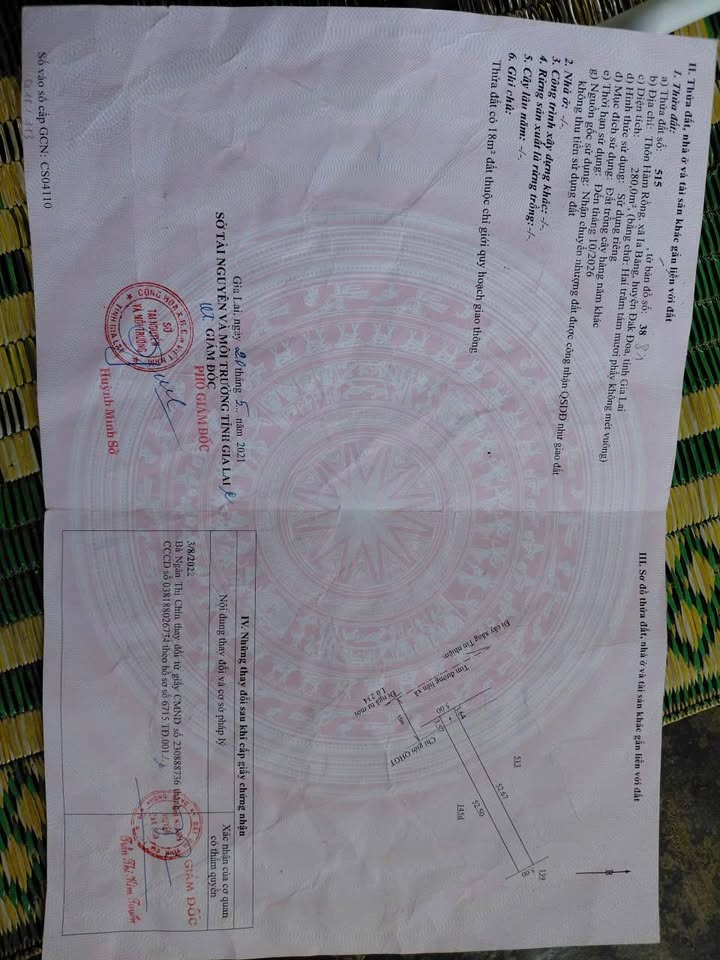 Đất nền tiện ích Ia Băng - Đăk Đoa 260m² - Thế đất đẹp, giá thỏa thuận!