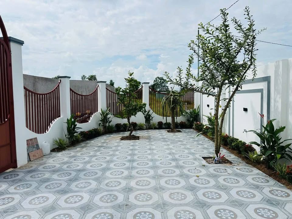 Nhà vườn mini Cần Giuộc 198m² giá 1.9 tỷ - Thiết kế sân vườn tuyệt đẹp!