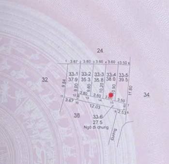 Đất thổ cư Kim Chung, Hoài Đức 38m² giá 4 tỷ - Ô tô đỗ sát nhà!