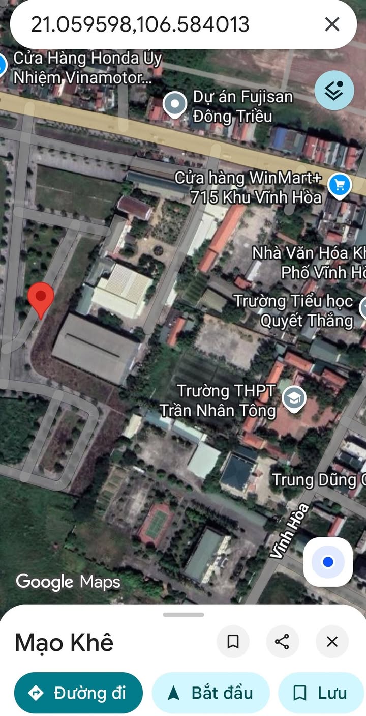 Đất nền Mạo Khê Đông Triều 75m² giá 1.2 tỷ - Vị trí đắc địa gần tiện ích!