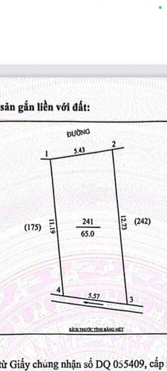 Đất nền Quán Bàu Vinh 65m² giá 2.8 tỷ - Ngõ ngắn, ô tô vào tận đất!