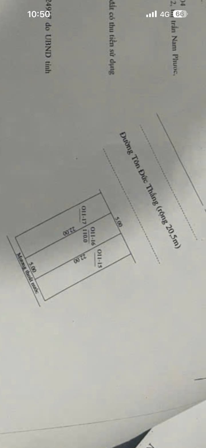 Đất nền mặt tiền Tôn Đức Thắng, Nam Phước 110m² giá 2 tỷ - Tiềm năng kinh doanh sinh lời!
