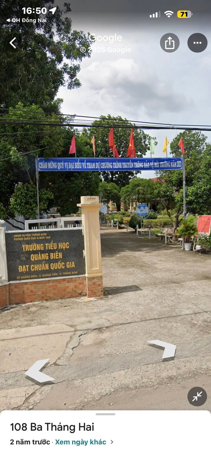 Nhà cấp 4 108.75m² xã Quảng Tiến giá chỉ 1.85 tỷ - Gần trường học!