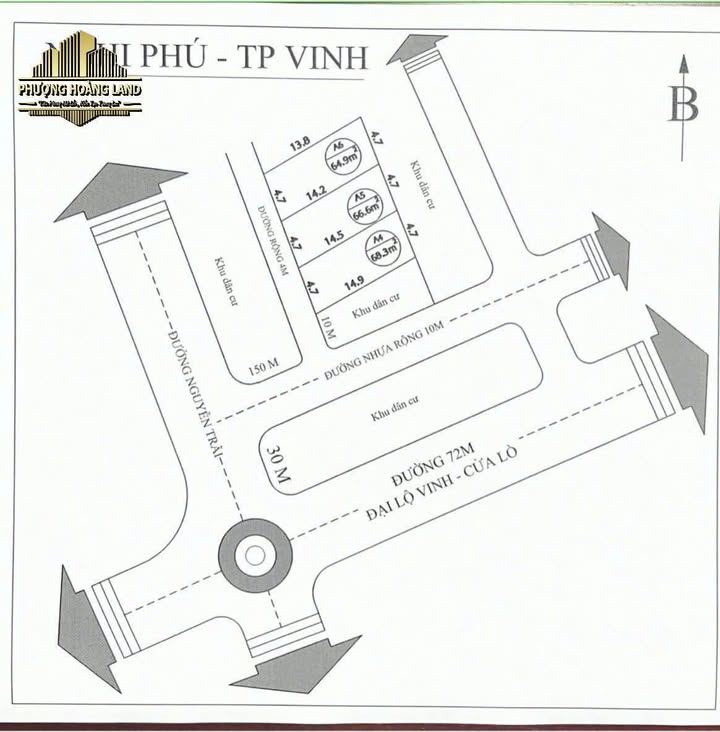 Đất nền đẹp tại Xóm 16 Nghi Phú, 66m², giá 2 tỷ - Đầu tư sinh lời ngay!
