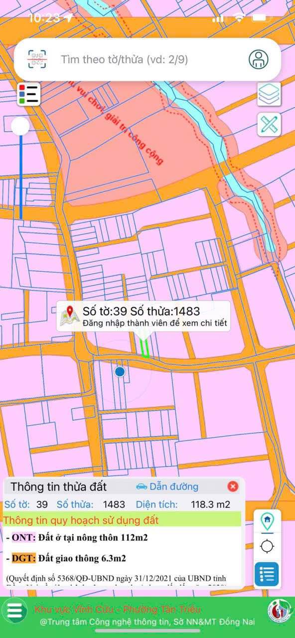 Đất nền Tân Triều Biên Hòa 150m² giá 2.2 tỷ - Sổ đỏ chính chủ, kinh doanh tốt!