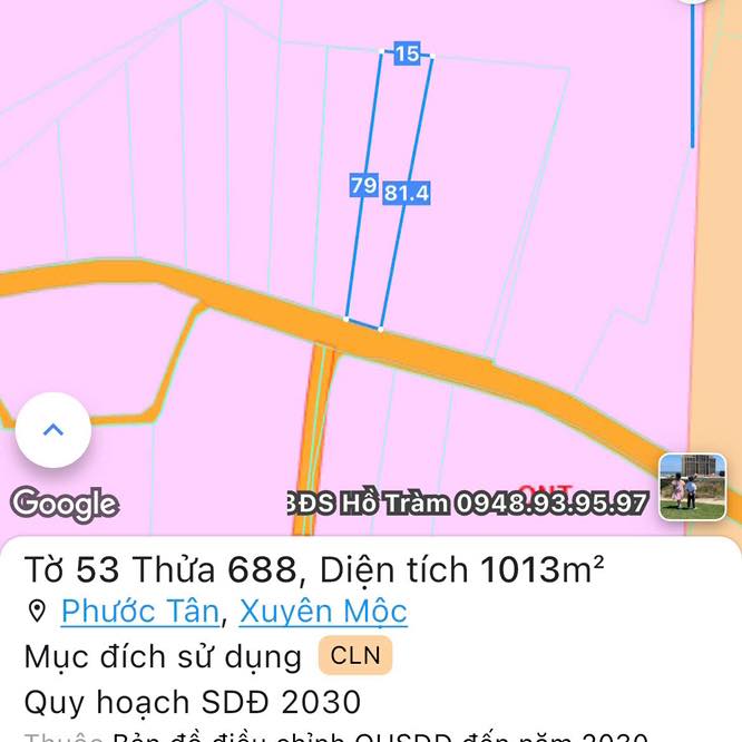 Đất nền Phước Tân Biên Hòa 1000m² giá 2 tỷ - Đầu tư sinh lời ngay!