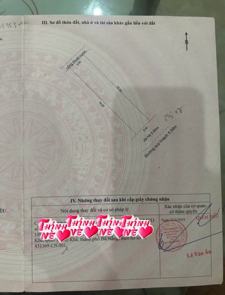 Đất nền Phước Lý, Đà Nẵng 90m² giá 3 tỷ - Hướng Đông Nam, Sổ đỏ chính chủ!