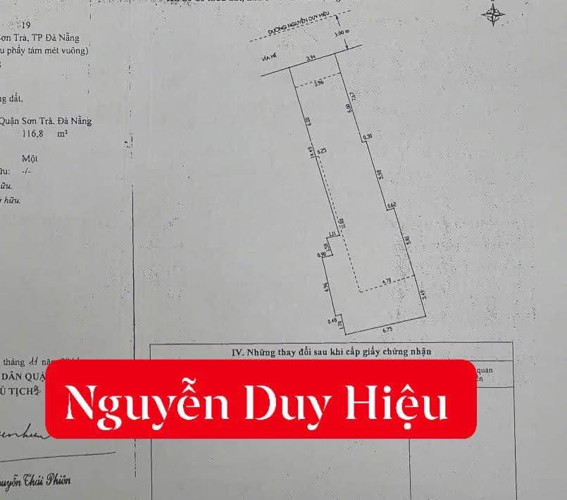 Nhà phố Đường Nguyễn Duy Hiệu, Sơn Trà 117m² giá 14 tỷ - Vị trí kinh doanh sầm uất!
