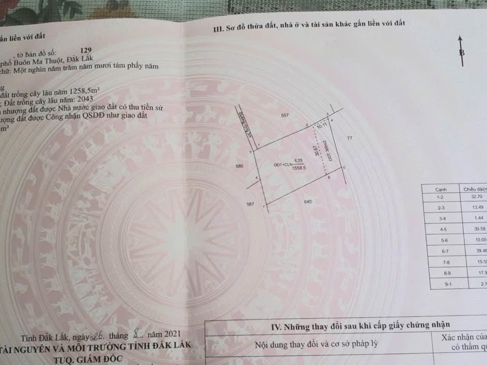 Đất nền phường Ea Tam 1550m² giá 3.95 tỷ - Đầu tư sinh lời ngay!