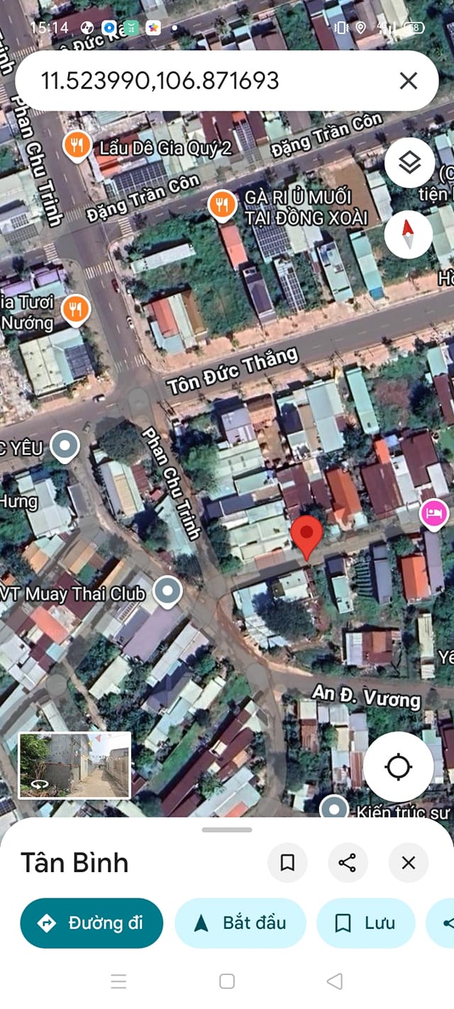 Đất thổ cư phường Tân Bình 100m² giá 850 triệu - Vị trí đông dân cư, gần chợ và trường học!