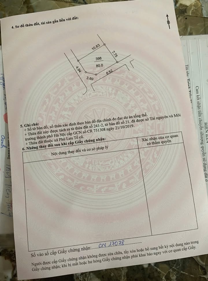 Đất nền Phù Lưu Tế, Mỹ Đức 80m² giá 1.6 tỷ - Cơ hội đầu tư tuyệt vời!