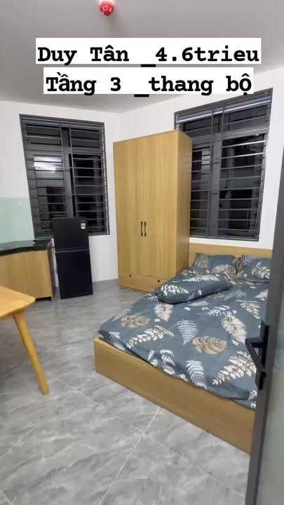 Phòng studio cho thuê tại đường Duy Tân, Hải Châu - Giá chỉ 4.6 triệu!