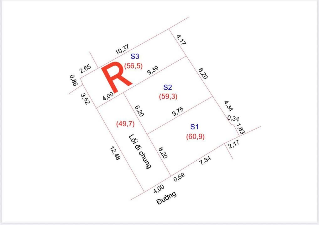 Lô đất Hưng Bình, Vinh 59.3m² giá chỉ 2.3 tỷ - Sát trường cấp 1, tiện ích đầy đủ!