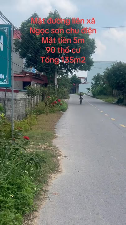 Đất nền kinh doanh xã Chu Điện 135m² giá 1.7 tỷ - Mặt tiền 5m, sổ đỏ chính chủ!