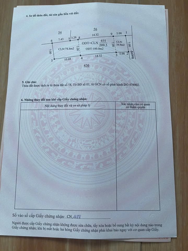 Đất nền thôn Mai Thượng, Hương Mai 209.5m² giá 1.1 tỷ - Đường ô tô vào tận nơi!