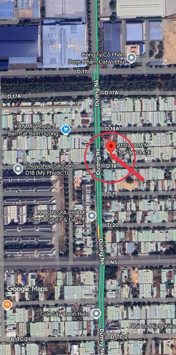 Lô đất góc ngã tư chợ N6, phường Mỹ Phước, 300m² giá 4.999 tỷ - Cơ hội đầu tư tuyệt vời!