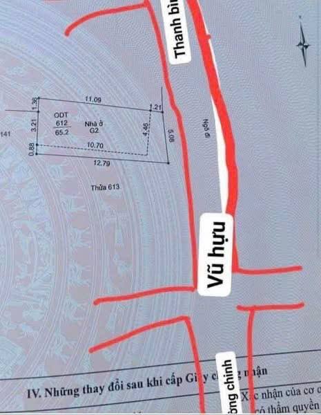 Lô đất Vũ Hựu, Thanh Bình 60m² giá 2 tỷ - Cơ hội đầu tư hấp dẫn!