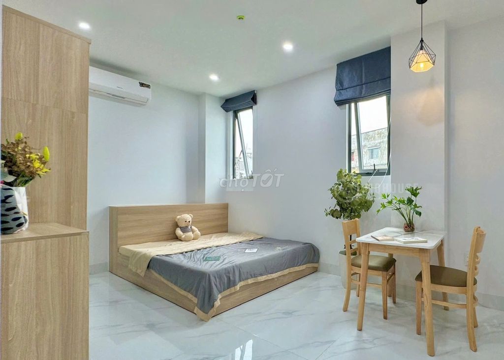Cho thuê căn hộ Lê Quang Định 40m² giá 7.2 triệu - Full nội thất, sáng mát