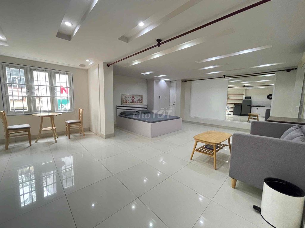 Căn hộ 1PN Bùi Đình Tuý 40m² giá 6.8 triệu - Không gian thoáng mát, an ninh 24/7!