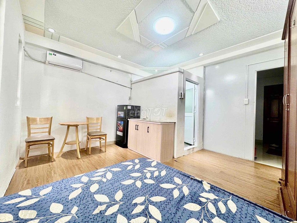 Phòng trọ full nội thất Q5, 27m² giá 4.1 triệu - An ninh, yên tĩnh