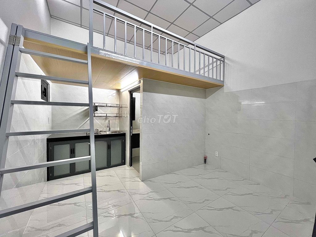 Căn hộ Duplex mới 100% tại Nguyễn Xí 30m² giá 5.5 triệu - Nội thất cơ bản, giờ giấc tự do!