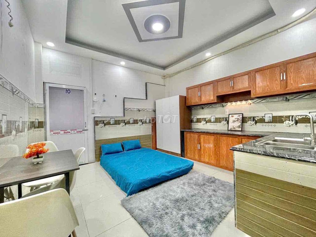 Phòng Studio 25m² giá 3.6 triệu - Full nội thất gần Đầm Sen, Tân Phú