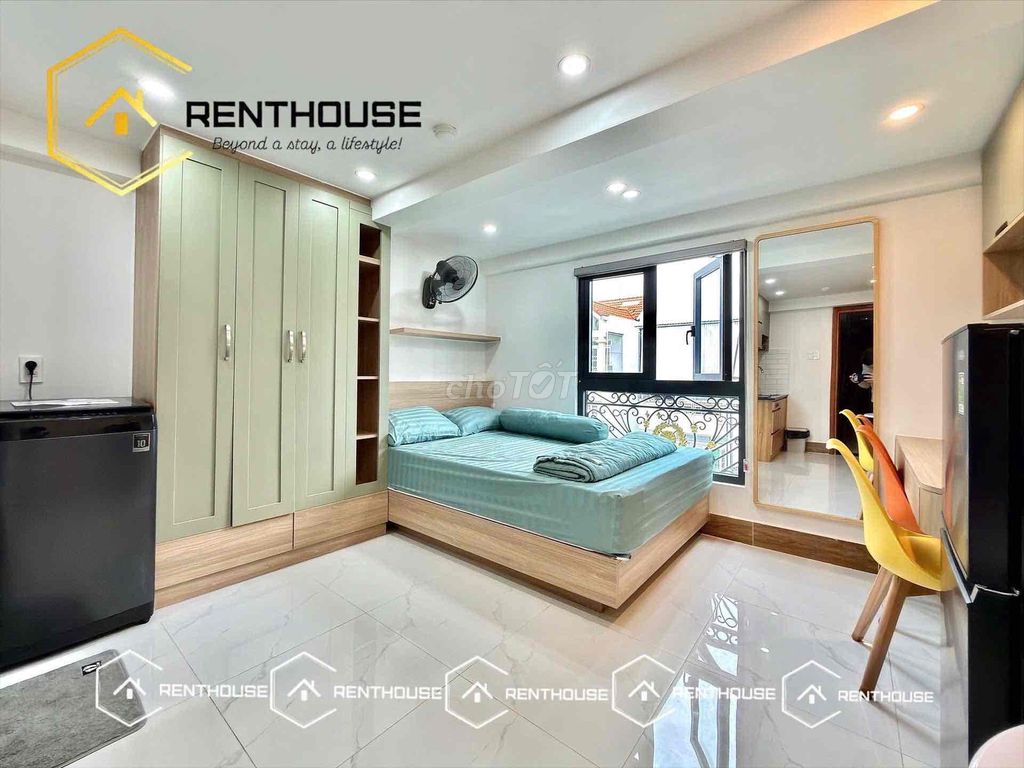 Căn hộ studio Điện Biên Phủ 30m² giá 6 triệu - Không chung chủ, tự do giờ giấc!