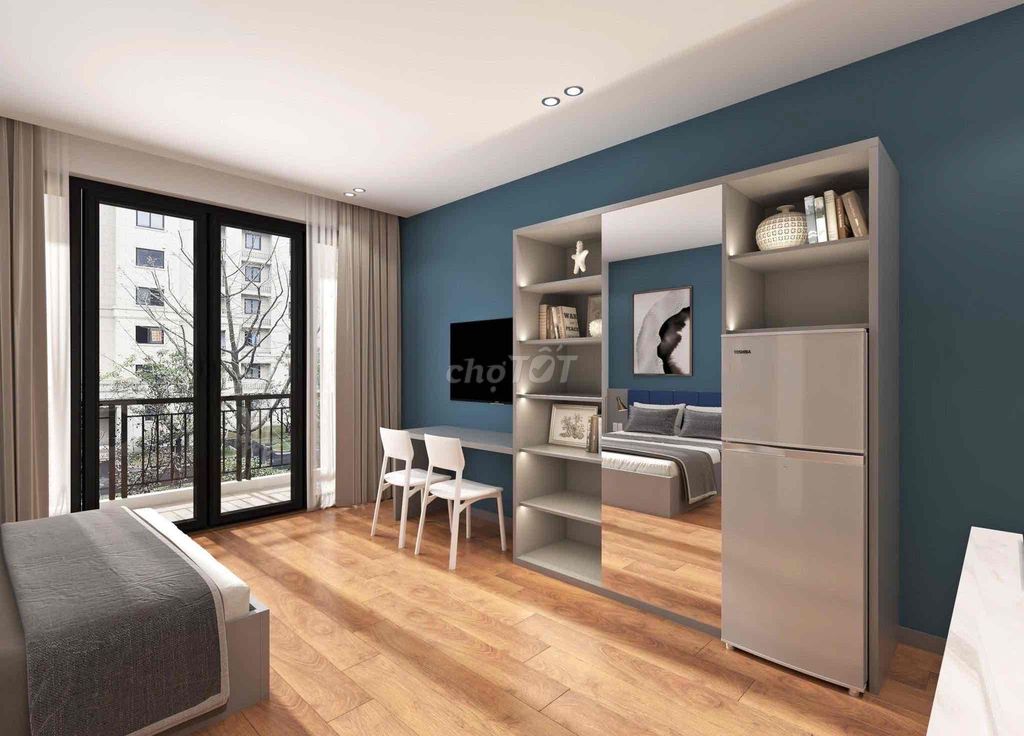 Căn hộ studio cao cấp quận Tân Bình 35m² giá 5.8 triệu - Dọn vào ở ngay!