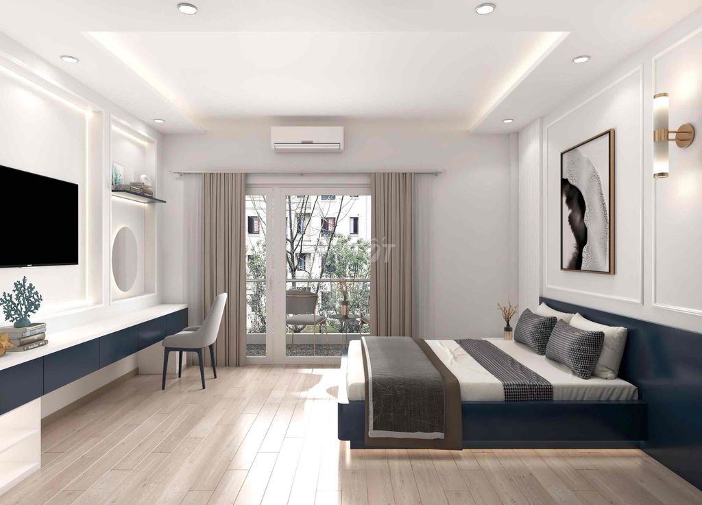 Căn hộ 1PN tách bếp đường Bùi Đình Tuý 40m² giá 10 triệu - Sẵn sàng vào ở ngay!