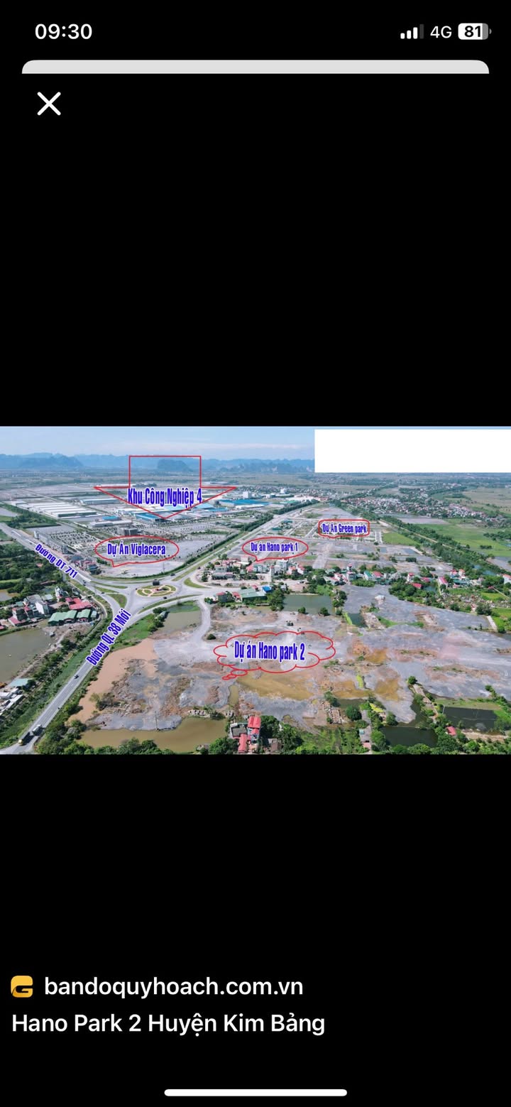 Lô đất Hano Park 2 Duy Tiên 100m² giá 3 tỷ - Đầu tư sinh lời ngay!