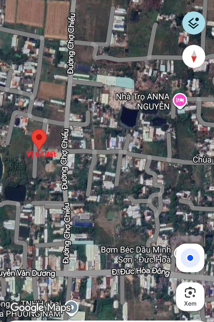 Đất nền 105m² tại Đức Hòa Đông giá 999 triệu - Đầu tư sinh lời ngay!