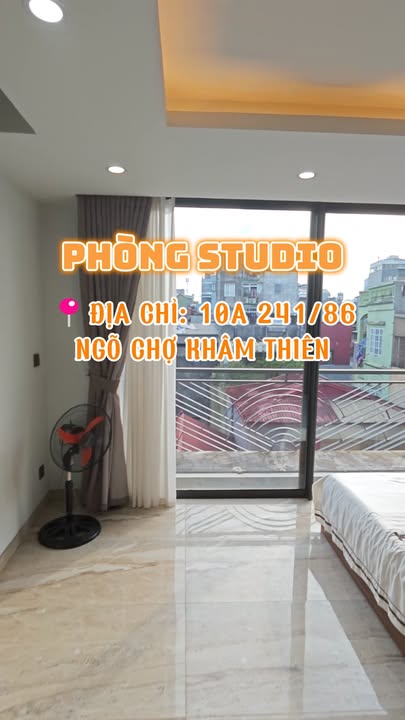 Phòng Studio cho thuê Khâm Thiên 30m² - Tiện nghi đầy đủ, vào ở ngay!