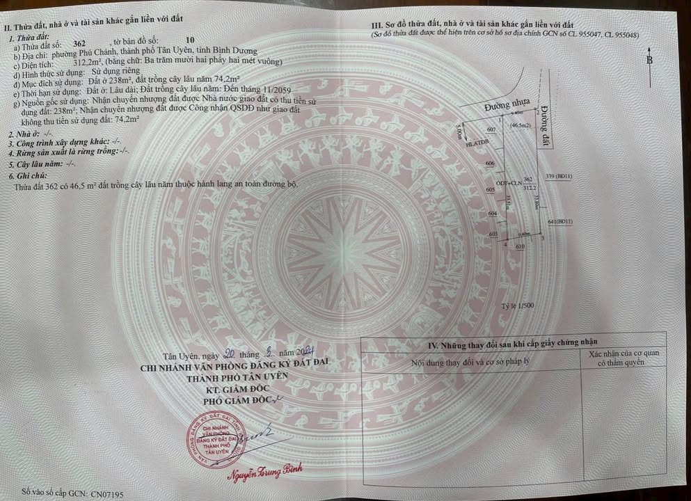 Đất nền Phú Chánh, Tân Uyên 310m² giá 4.2 tỷ - Đầu tư sinh lời cao!