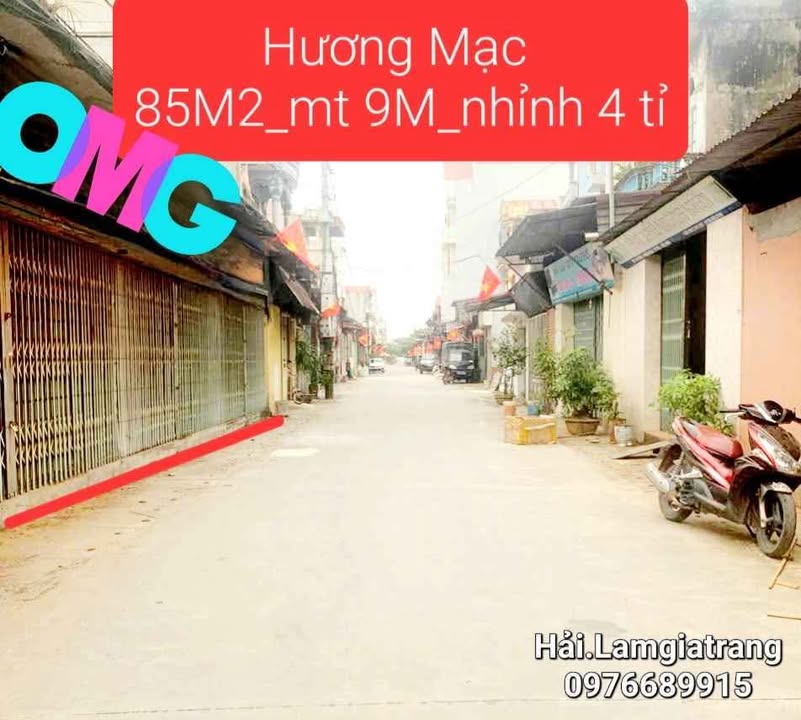 Đất nền kinh doanh mặt tiền đường 3 ô tô - Khu phố Mai Động, Từ Sơn, 85m² chỉ 4 tỷ!