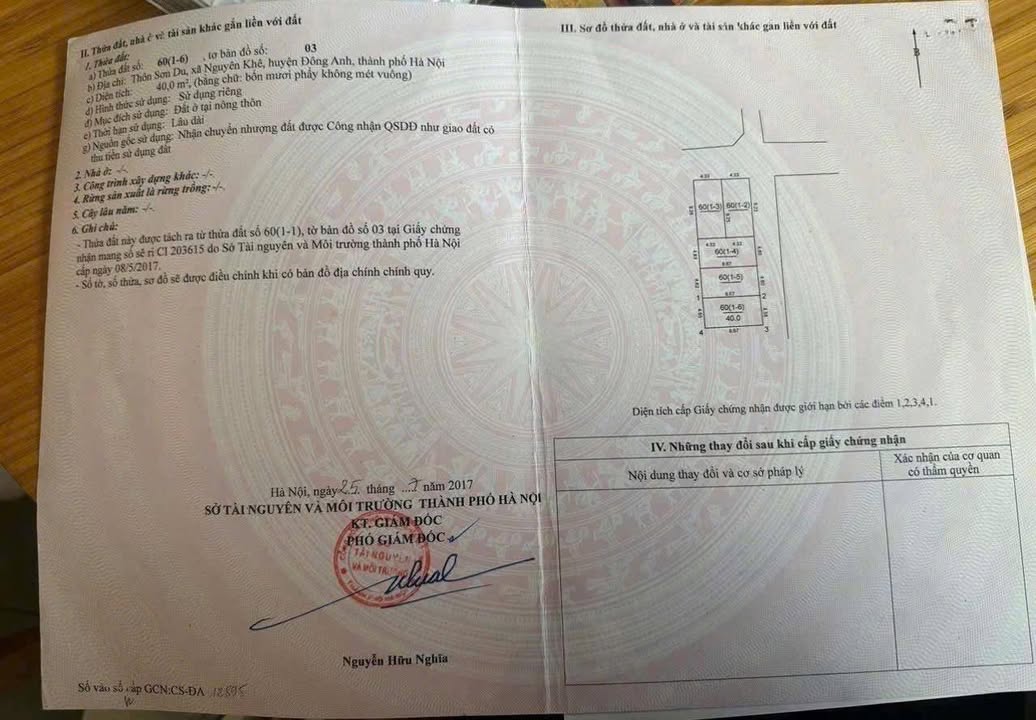 Nhà phố Sơn Du, Đông Anh 40m² giá 3 tỷ - Ngõ thông ô tô tránh