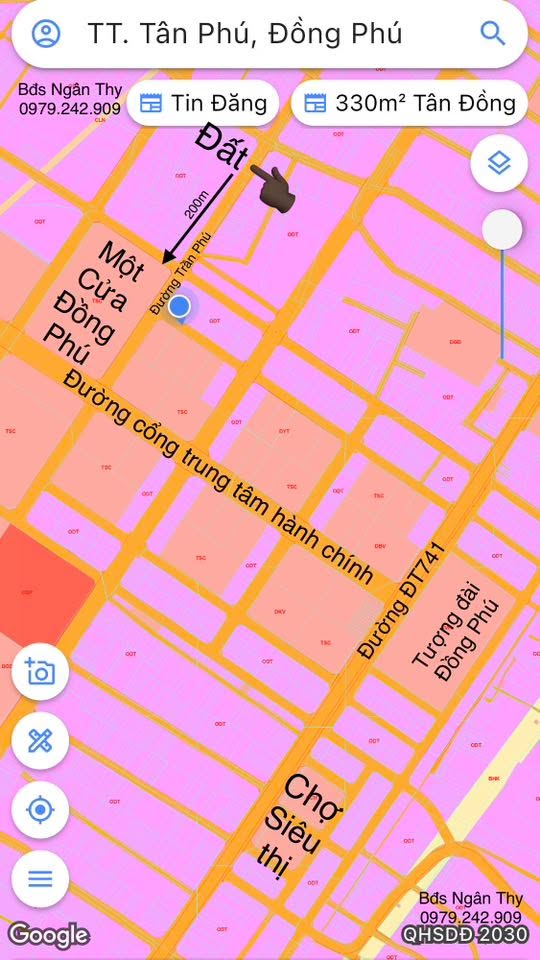 Đất nền mặt tiền Trần Phú, Đồng Phú 150m² giá thỏa thuận - Đầu tư sinh lời ngay!