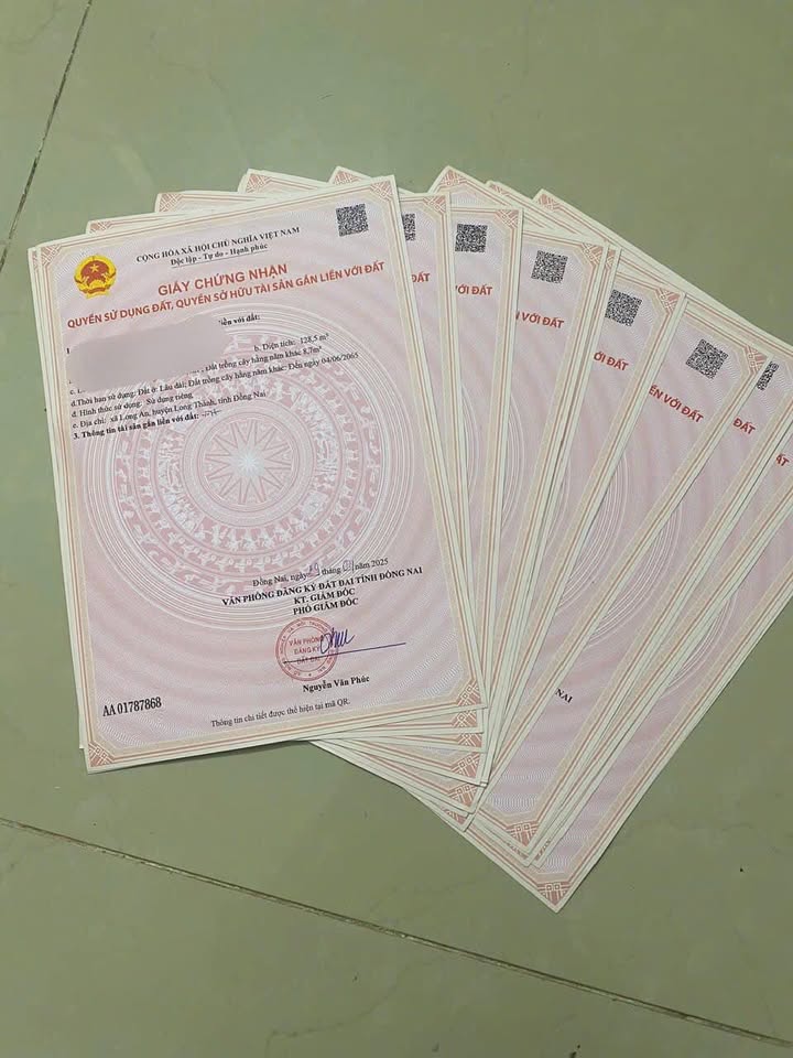 Bán lô đất thổ cư 125m² xã Long An, Long Thành chỉ 1.75 tỷ - Sổ hồng chính chủ!