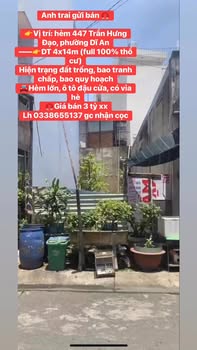 Nhà phố Dĩ An 56m² giá 3 tỷ - Đất thổ cư, ô tô đậu cửa!