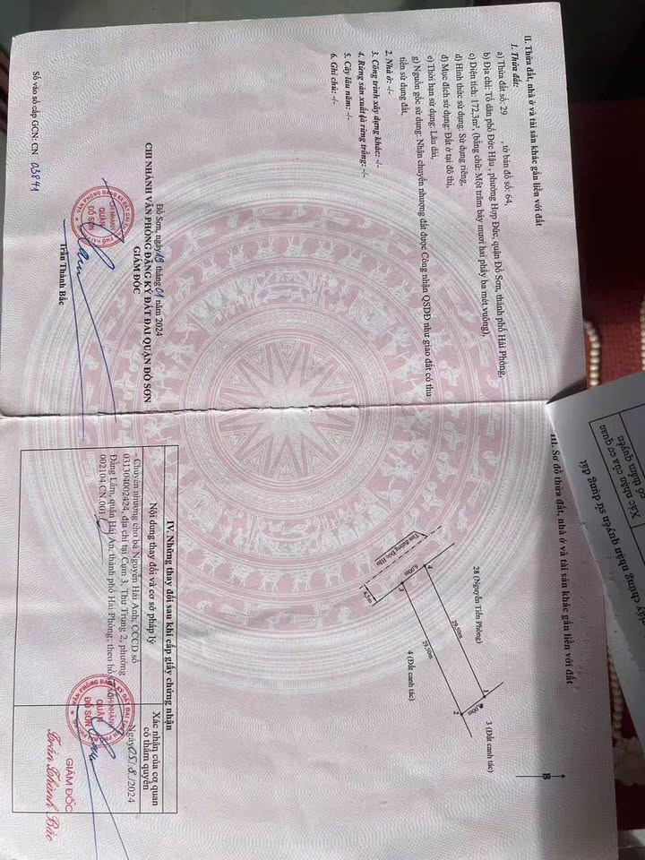 Lô đất Đồ Sơn Hải Phòng 172m² giá 2 tỷ - Pháp lý rõ ràng, chính chủ bán!