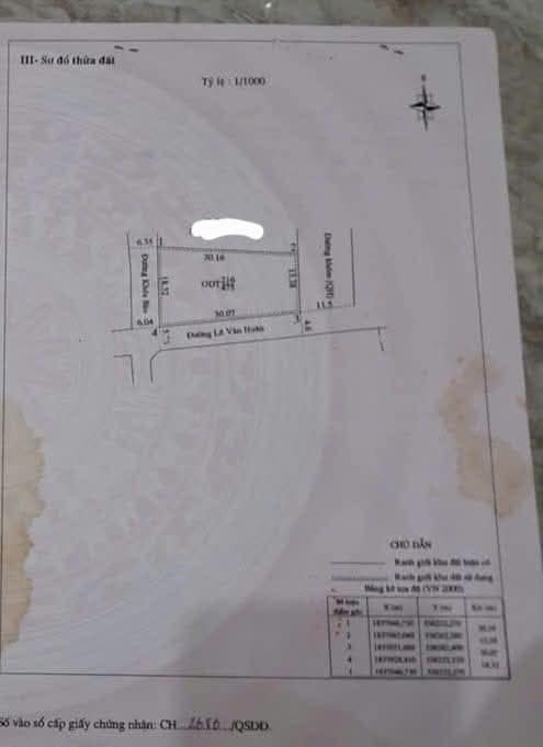 Bán lô đất 3 mặt tiền Lê Lai, Lê Văn Huân 401.4m² giá 40.14 tỷ - Cơ hội đầu tư tuyệt vời!