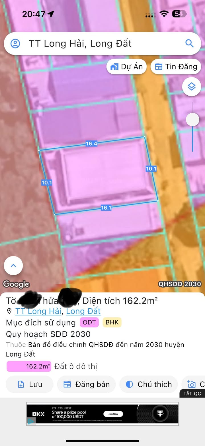 Nhà 2 tầng tại xã Long Hải 162m² giá 5.5 tỷ - Gần biển lý tưởng!