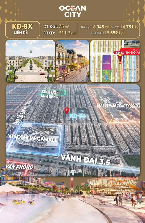 Shophouse KĐ-84 Văn Giang 75m² giá 14.7 tỷ - Cơ hội hiếm có gần Vincom!