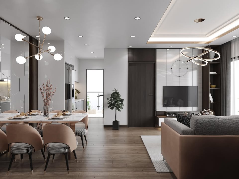 Căn hộ Phương Đông Greenpark Hoàng Mai 55m² giá 10 triệu - View đẹp, nội thất đầy đủ!