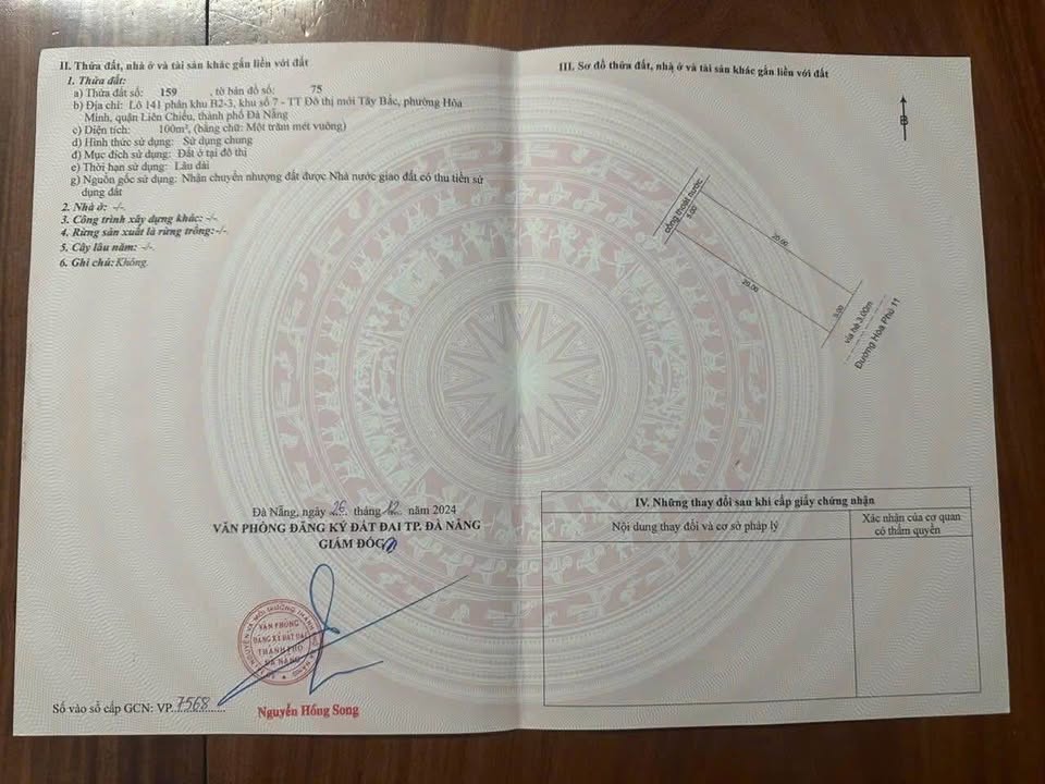 Đất nền Hòa Phú 100m² giá 5.19 tỷ - Vị trí vàng gần công viên!