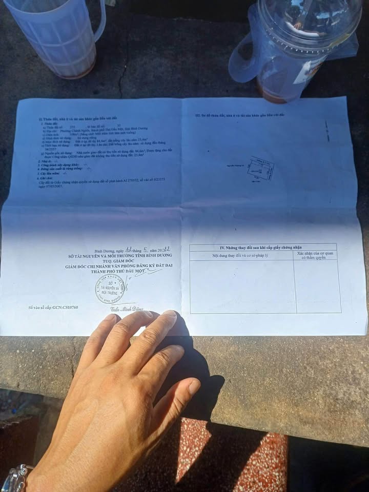 Đất thổ cư Bùi Chánh Nghĩa, Thủ Dầu Một 108m² giá 2.4 tỷ - Cơ hội đầu tư tuyệt vời!