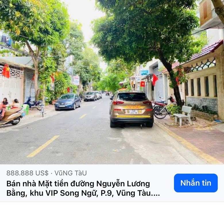 Bán nhà mặt tiền Nguyễn Lương Bằng, Vũng Tàu 80m² giá 9 tỷ - Cơ hội đầu tư sinh lời!