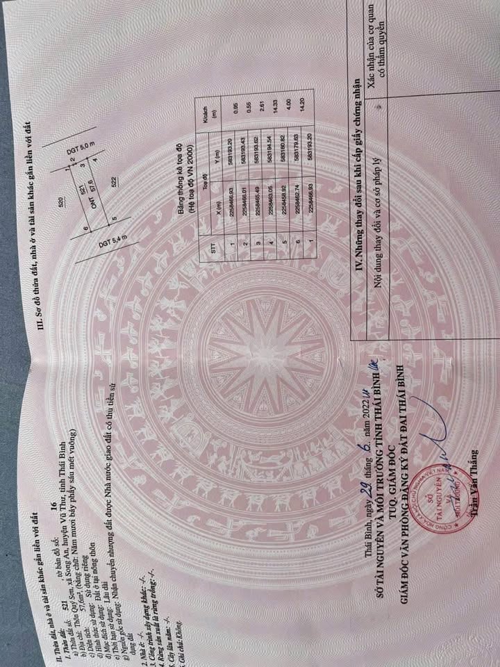 Đất nền đẹp thôn Quý Sơn, xã Song An, Vũ Thư, Thái Bình 58m² - Cơ hội đầu tư tuyệt vời!